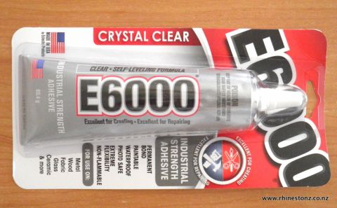 E6000 Adhesive (medium++ tube) 2oz CANNOT SHIP OUTSIDE NZ